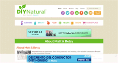 Desktop Screenshot of diynatural.com